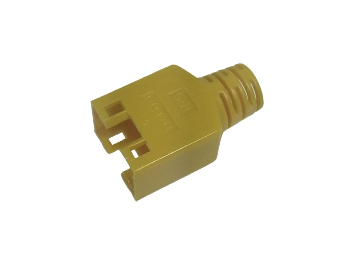 Tülle gerade zu Stecker RJ45 gelb