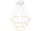 LED-Pendelleuchte SLV ONE FLAT triple 58W 3500lm 927/930 DALI direkt Ø800 weiss