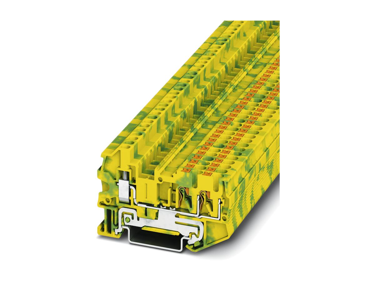 Abzweigklemme 0.14…4mm² Push-In/Schraubanschluss grün/gelb