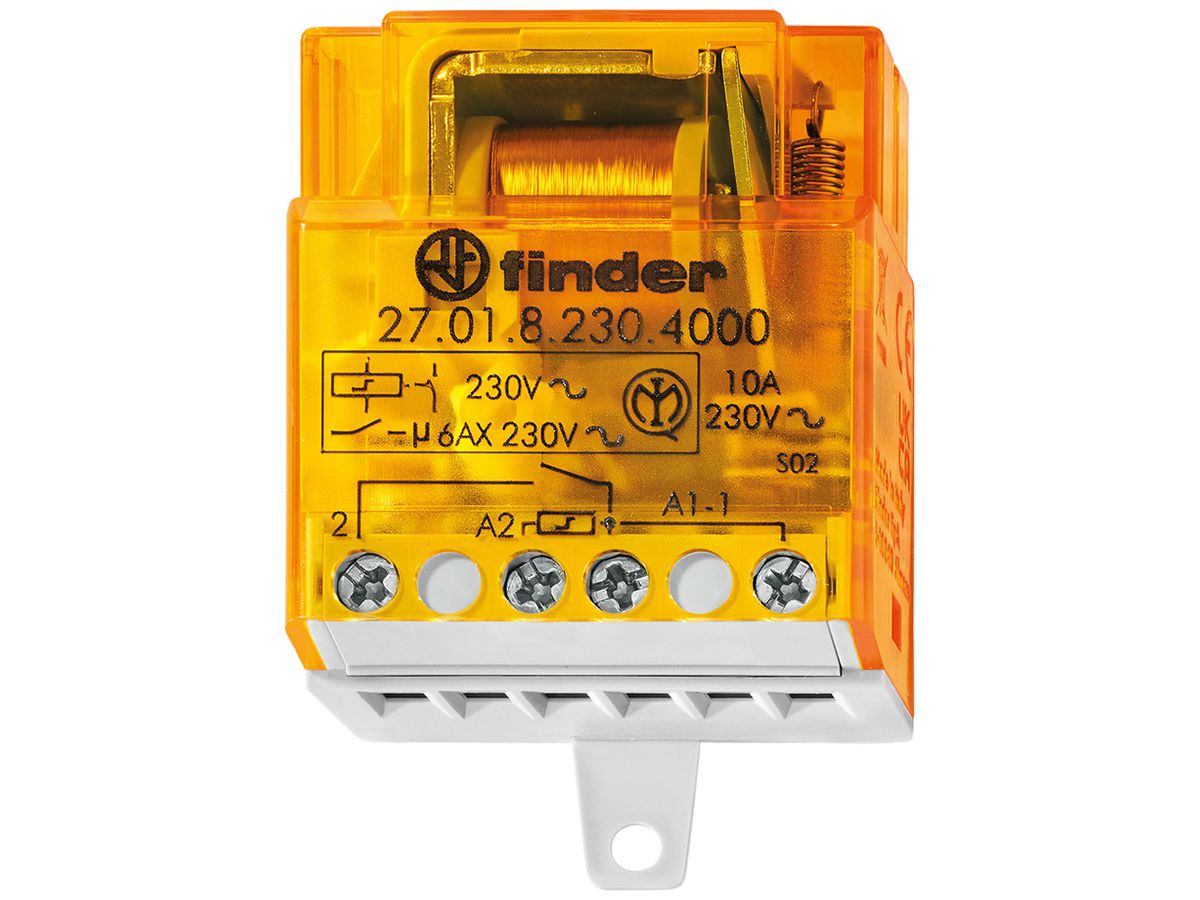 Schrittschalter FINDER 27.01 230VAC 1NO 10A/230VAC AgSnO2