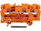 Durchgangsklemme WAGO TOPJOB-S 4mm² 3L orange Serie 2004