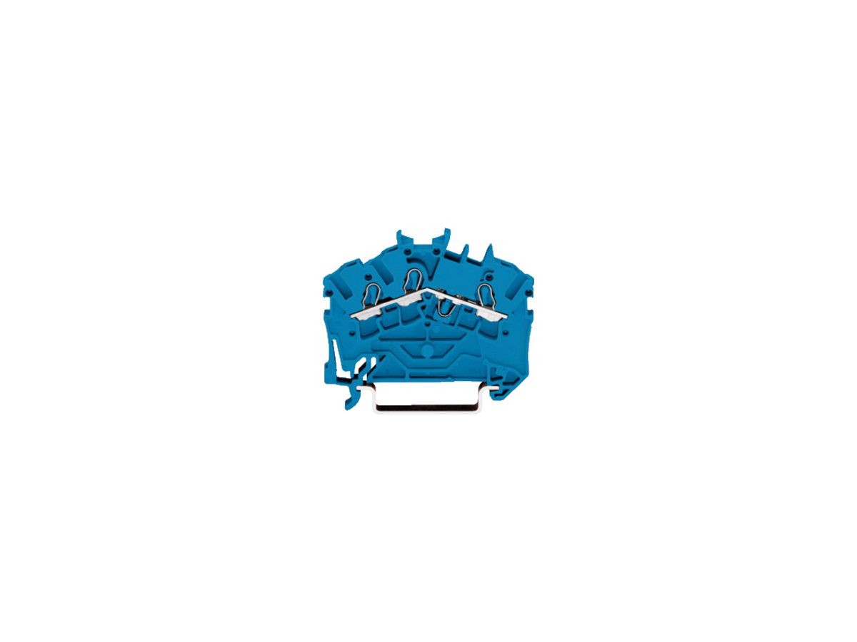 Durchgangsklemme WAGO TOPJOB S 4mm² 3L blau