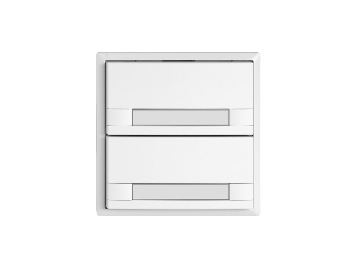 Universaltaster EDIZIO.liv UNI SNAPFIX® o.LED 2× 2-Tbed.Pap.ws
