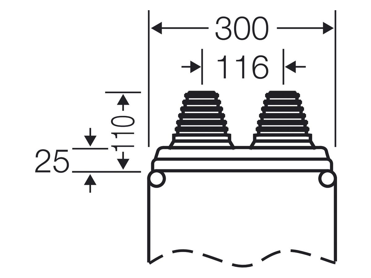 Anschlussflansch Hensel Mi FP 72
