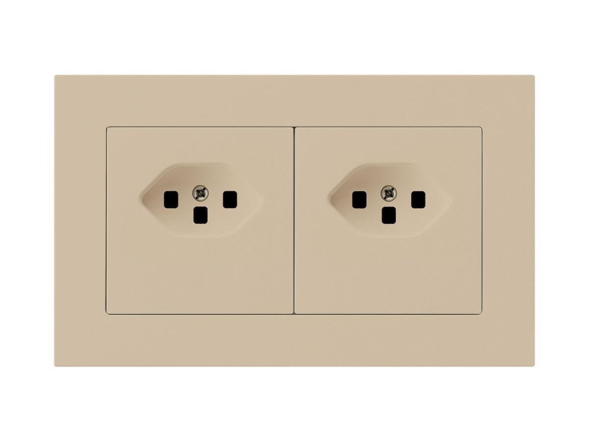 UP-Kombination kallysto.pro Gr.I-I horizontal 2×Typ 23 m.Schraubkl.C beige