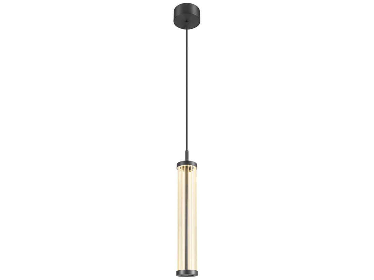 LED-Pendelleuchte SLV QUIMERA 8.2W 310lm 927…930 DIM Ø76×470mm schwarz