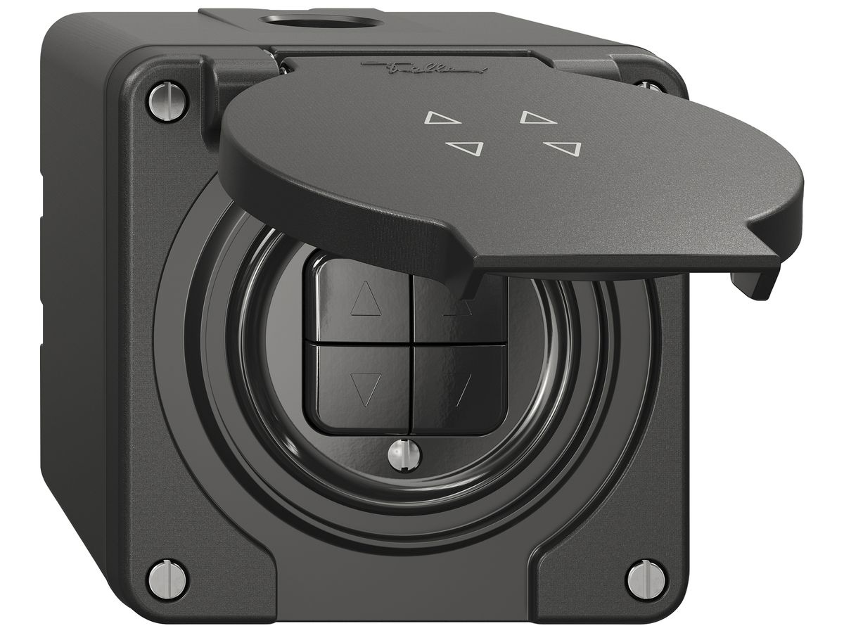 AP-Storenschalter NEVO SNAPFIX® 10A 250V 2P 4T sz