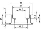 Apparateschiene Almatec AN 35.9 L=6m