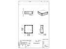 Apparategehäuse RW CUBO C 400×400×130 CPCF OHI CP1H transparent