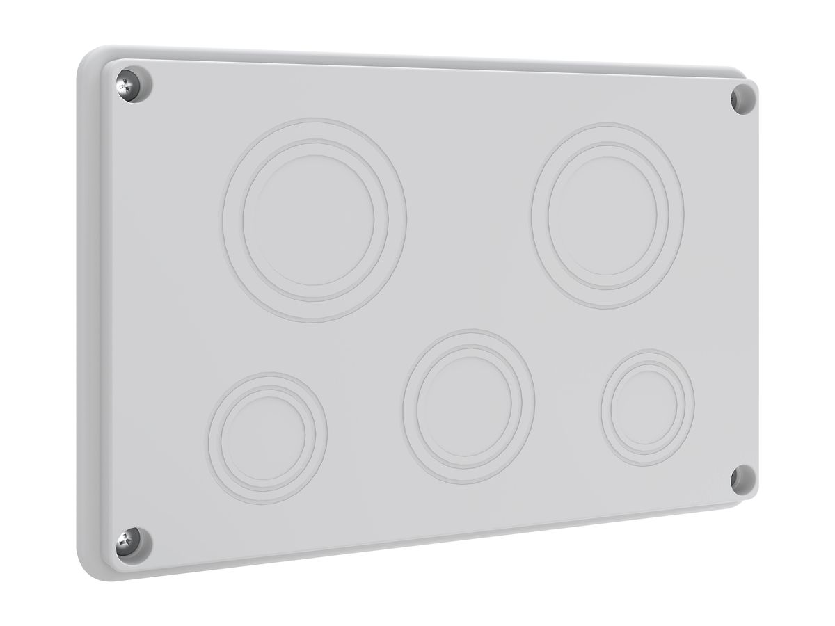 Kabeleinführungsplatte Schneider Electric Prisma XS verschiedene Löcher