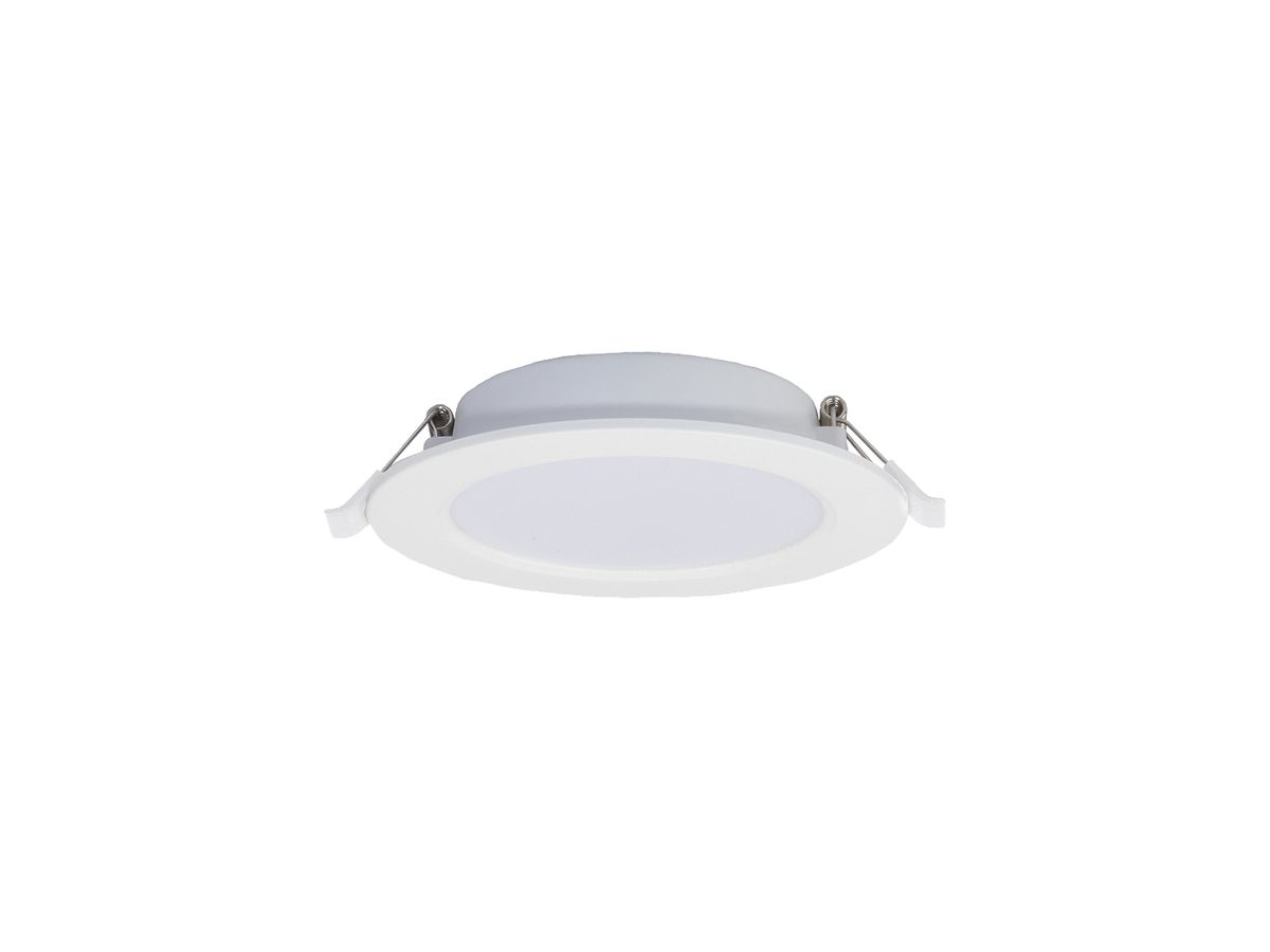 LED-Downlight DOTLUX CIRCLEflat 12W 860lm 3000K 120° Ø175mm weiss