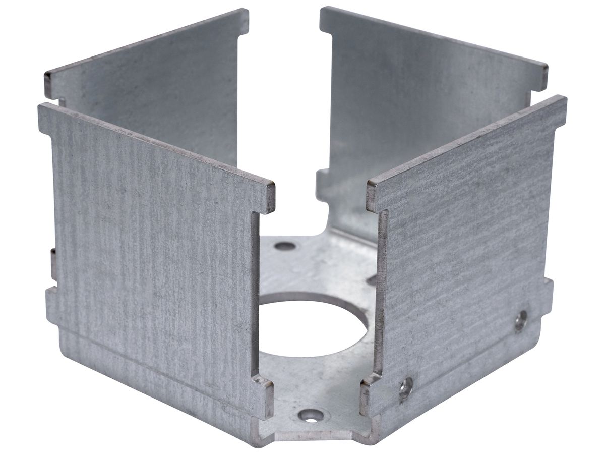 Montageplatte DOTLUX WAY Stahl 115×115×75mm grau