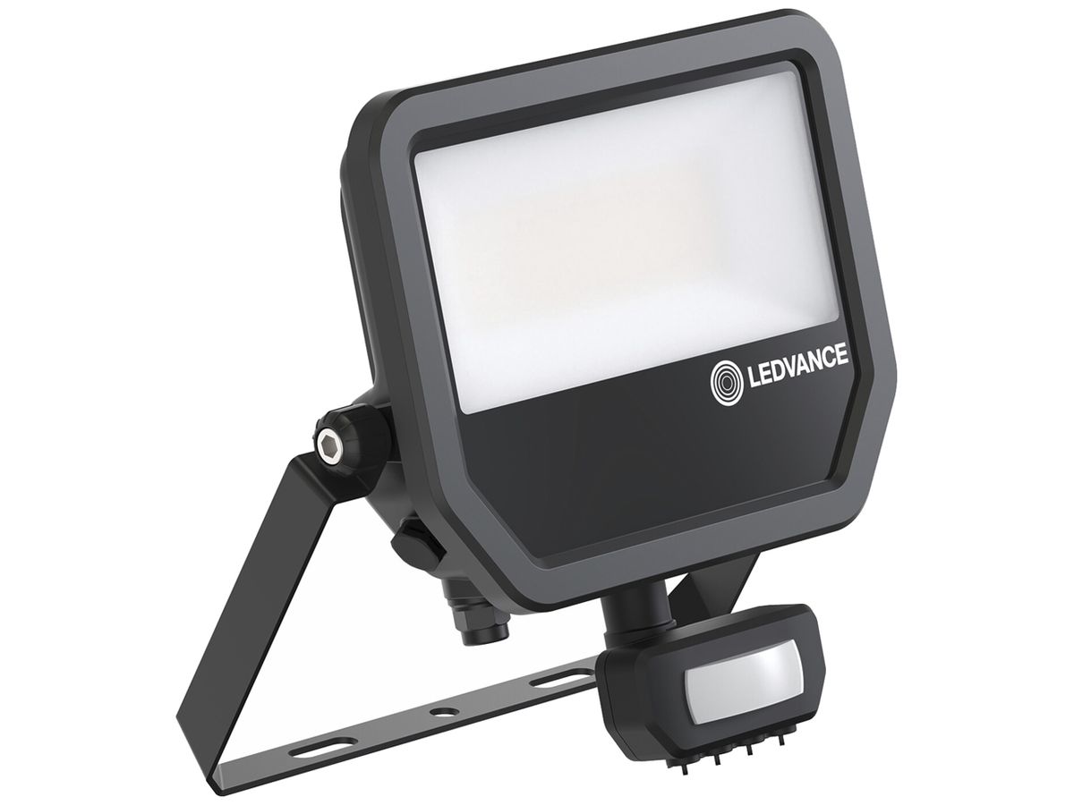 LED-Strahler LEDVANCE FLOODLIGHT50 PIR SEN 41W 5500lm 830 IP65 100° 201×57 sz