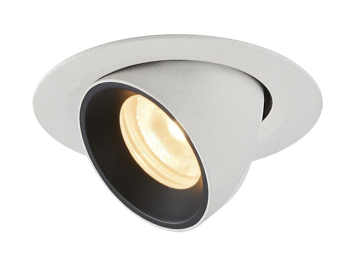 EB-LED-Downlight SLV NUMINOS GIMBLE XS, 7W 200mA 690lm 3000K 55° ws/sz
