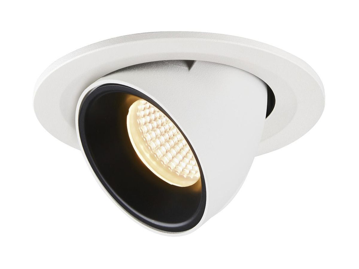EB-LED-Downlight SLV NUMINOS GIMBLE S, 8.6W 250mA 690lm 3000K 40° ws/sz