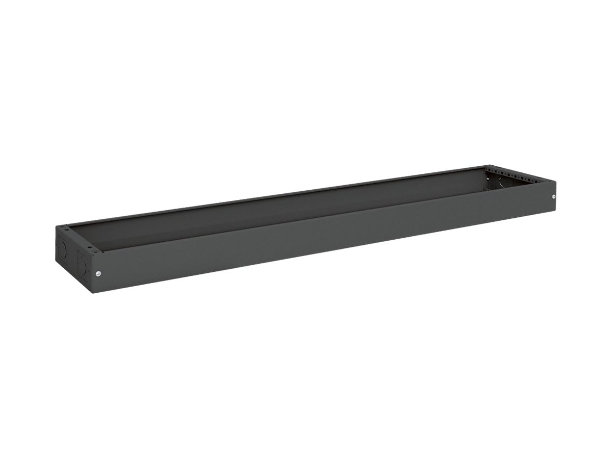 Sockel Hager univers 100×1500×275mm für Schrank FR schwarz RAL 9005
