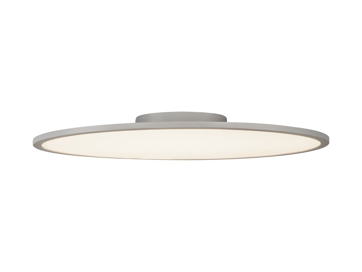 LED-Deckenleuchte SLV PANEL 60 ROUND CL 42W 3150lm 3000K 110° Ø600mm silber