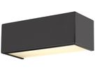 LED-Wandleuchte SLV CHROMBO 8W 790lm 930 DIM 300×90×100mm schwarz