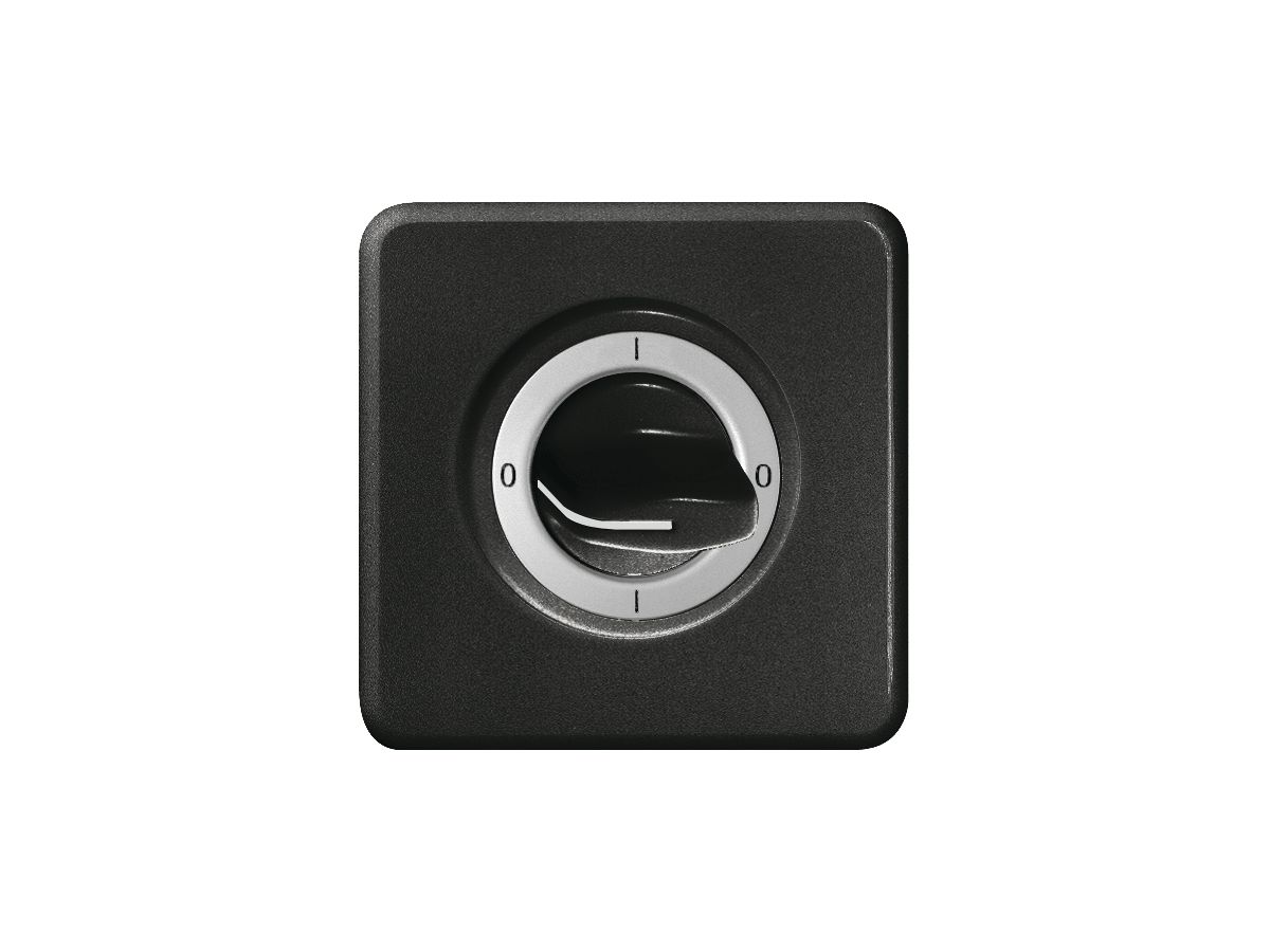 UP-Frontset FH 0-1-0-1 schwarz für Drehschalter