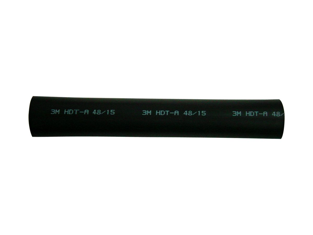 Warmschrumpfschlauch 3M HDT-A 3:1 38/12 L=1m schwarz