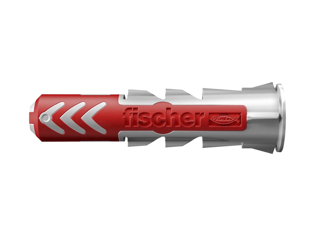 Universaldübel fischer DuoPower 10×50mm Nylon grau/rot