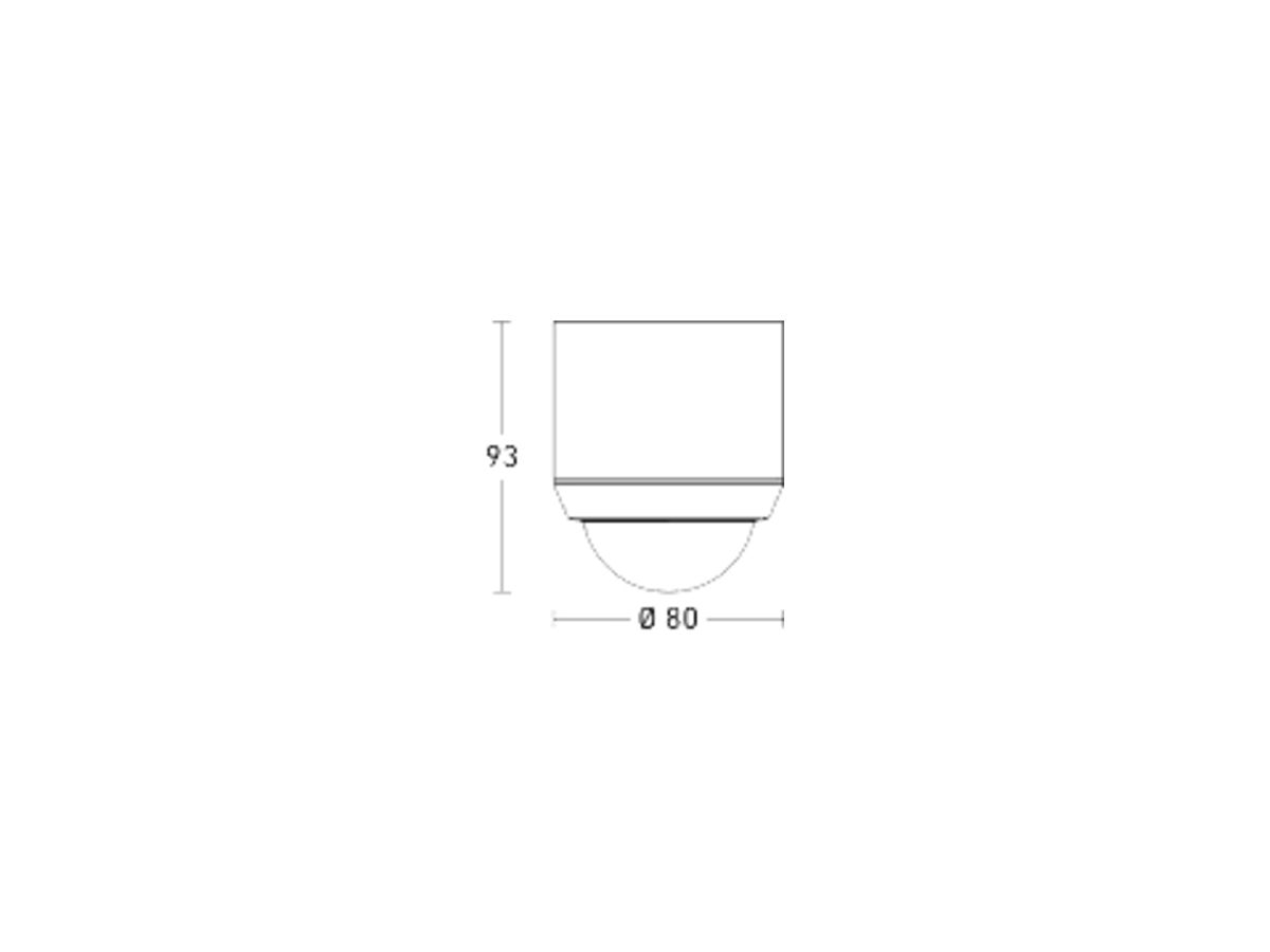 AP-Bewegungsmelder Steinel MD IR N360 COM1 PIR 360° IP54 ws