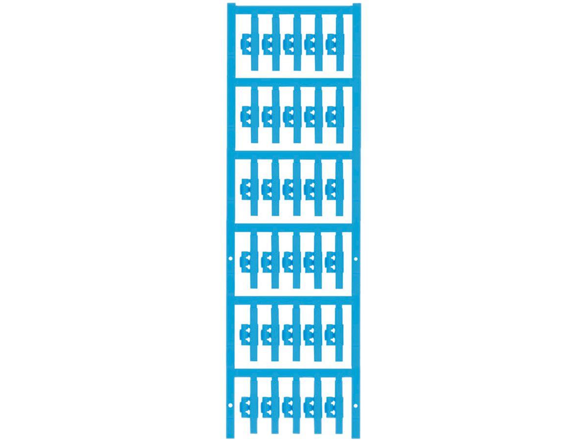 Leitermarkierer Weidmüller MultiCard SFC für Ø2…3.5mm 30×5.8mm PA66 blau