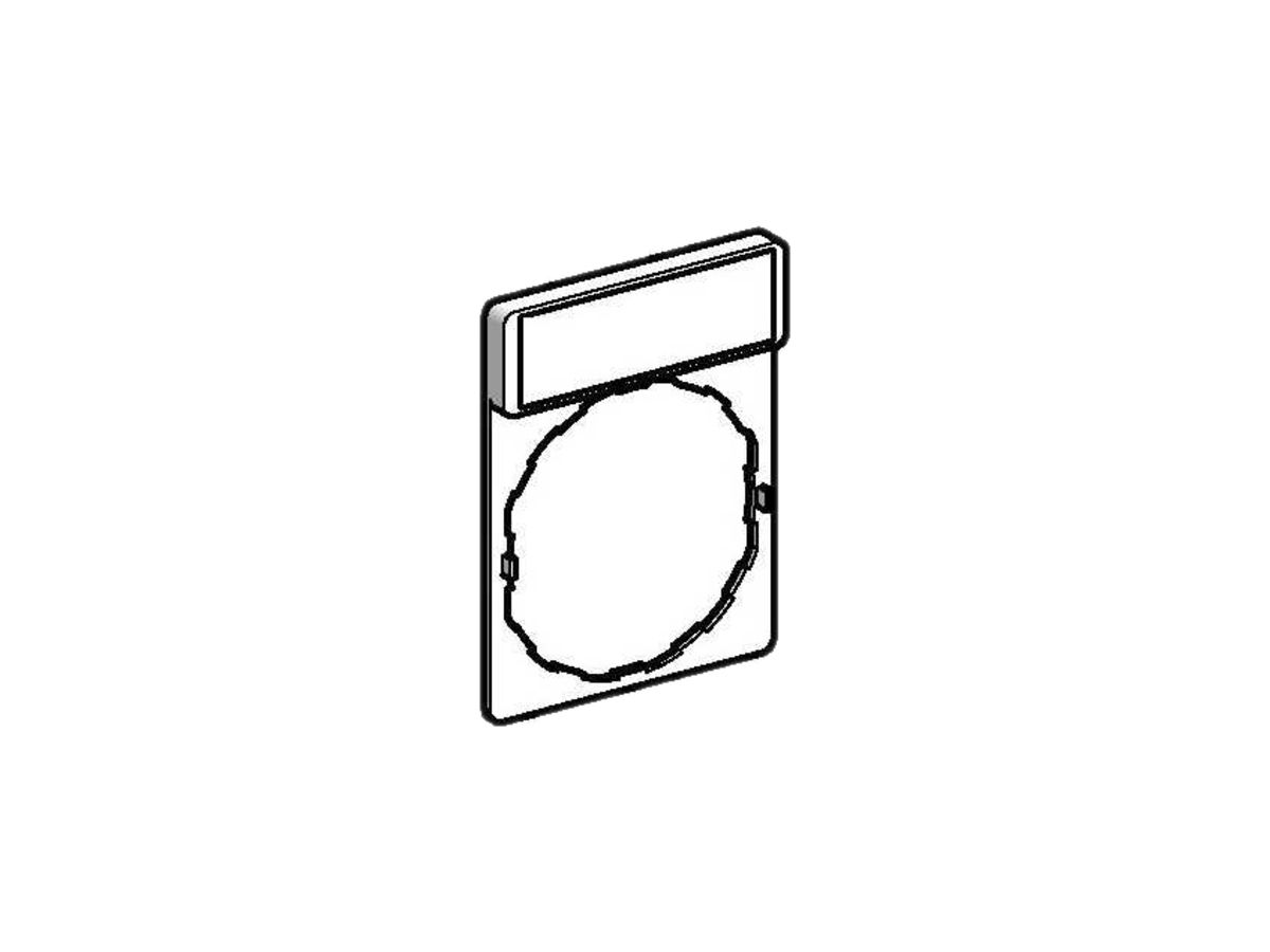 Einlegeschild Schneider Electric I-O-II