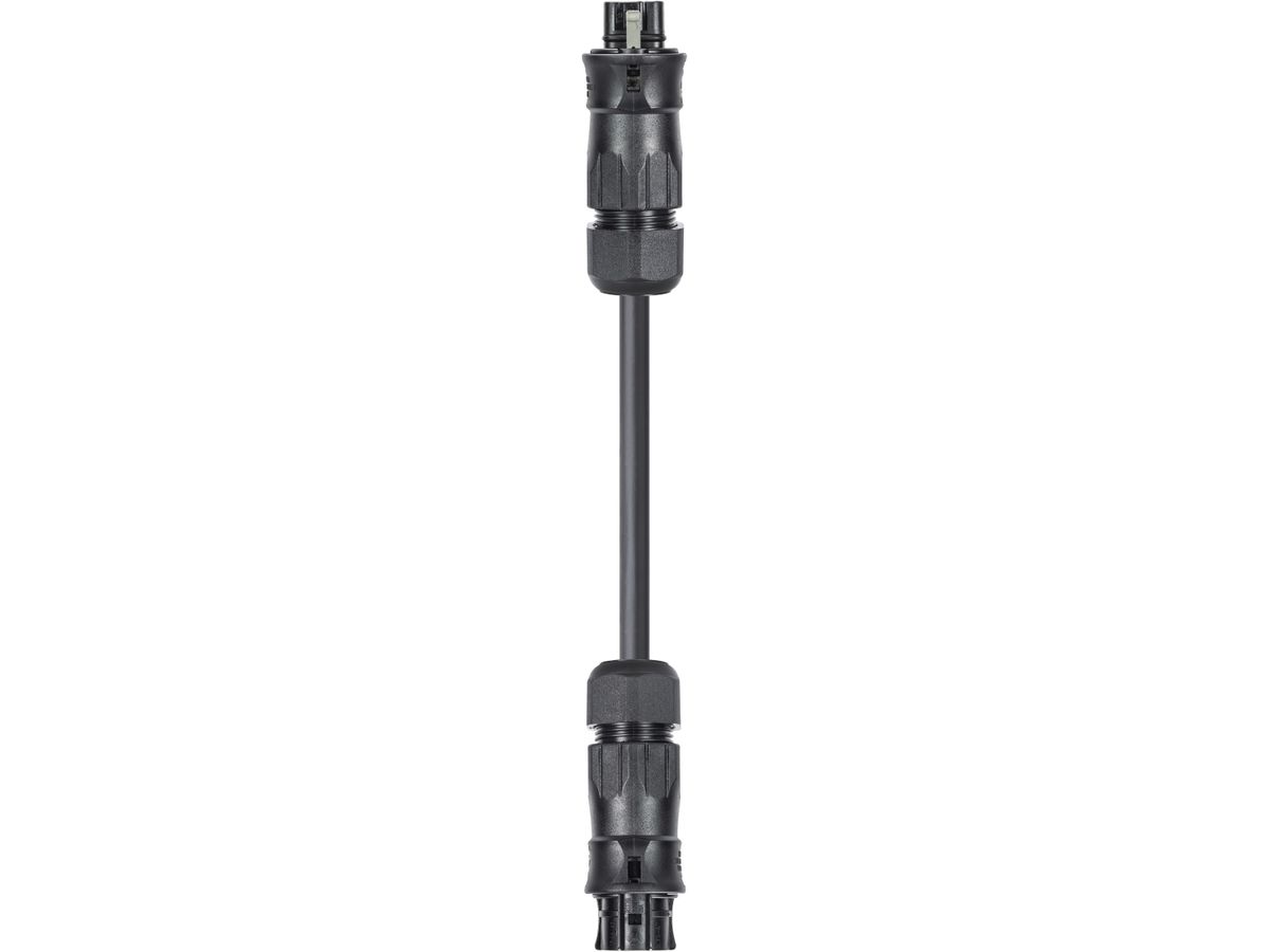 Stecker/Buchsenteil Wieland 8m 5L schwarz, 2.5mm²