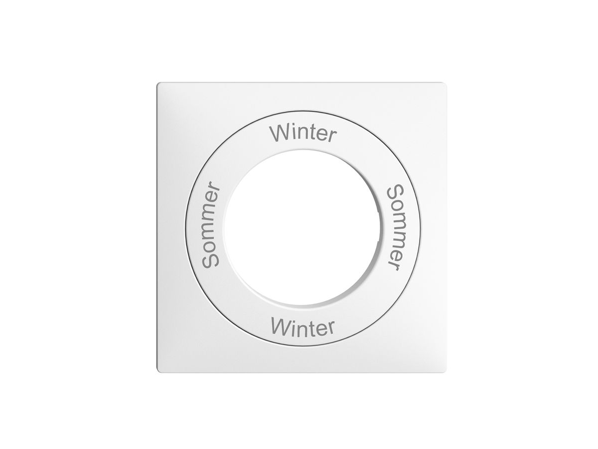Frontset Sommer-Winter-Sommer-Winter EDIZIOdue 60×60mm weiss