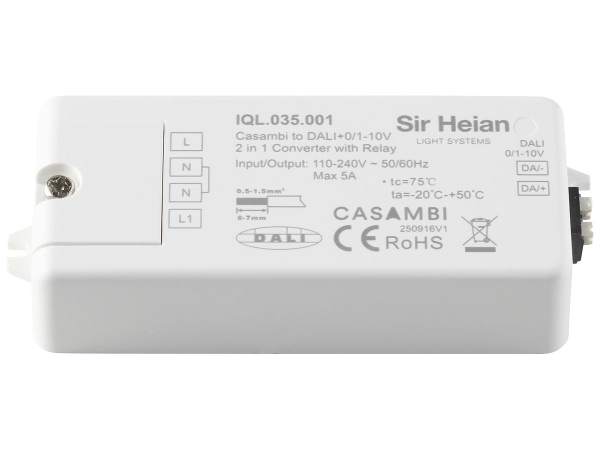 Funkmodul Sir Heian CASAMBI IP20 IN:110…240V DALI 95×37×20mm