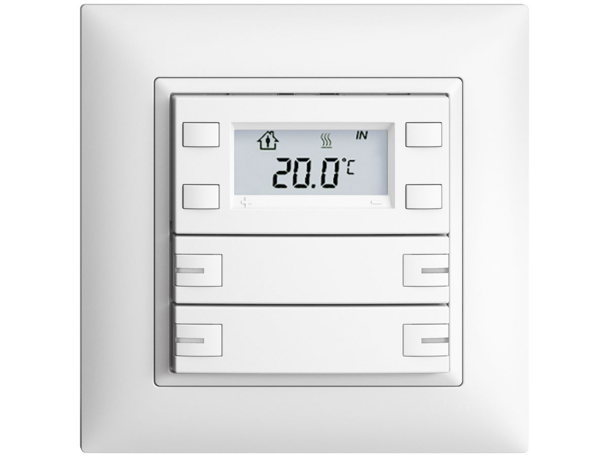 UP-RTH-Taster KNX 2×2T EDIZIOdue weiss mit LED RGB