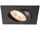 LED-Downlight SLV NEW TRIA 68 GU10 1×10W DIM 82×82mm schwarz