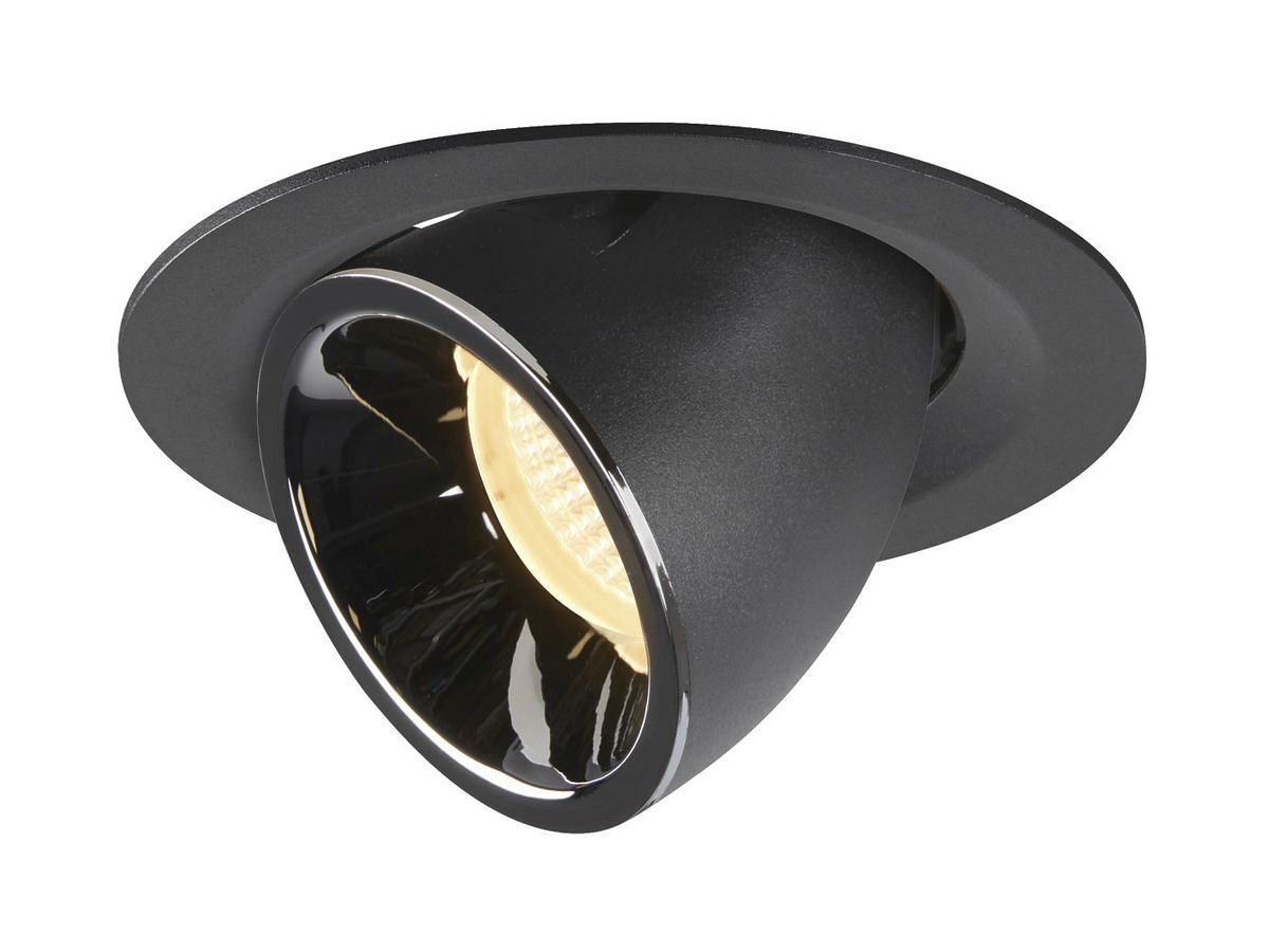 EB-LED-Downlight SLV NUMINOS GIMBLE M, 17.5W 500mA 1550lm 3000K 40° sz/chr