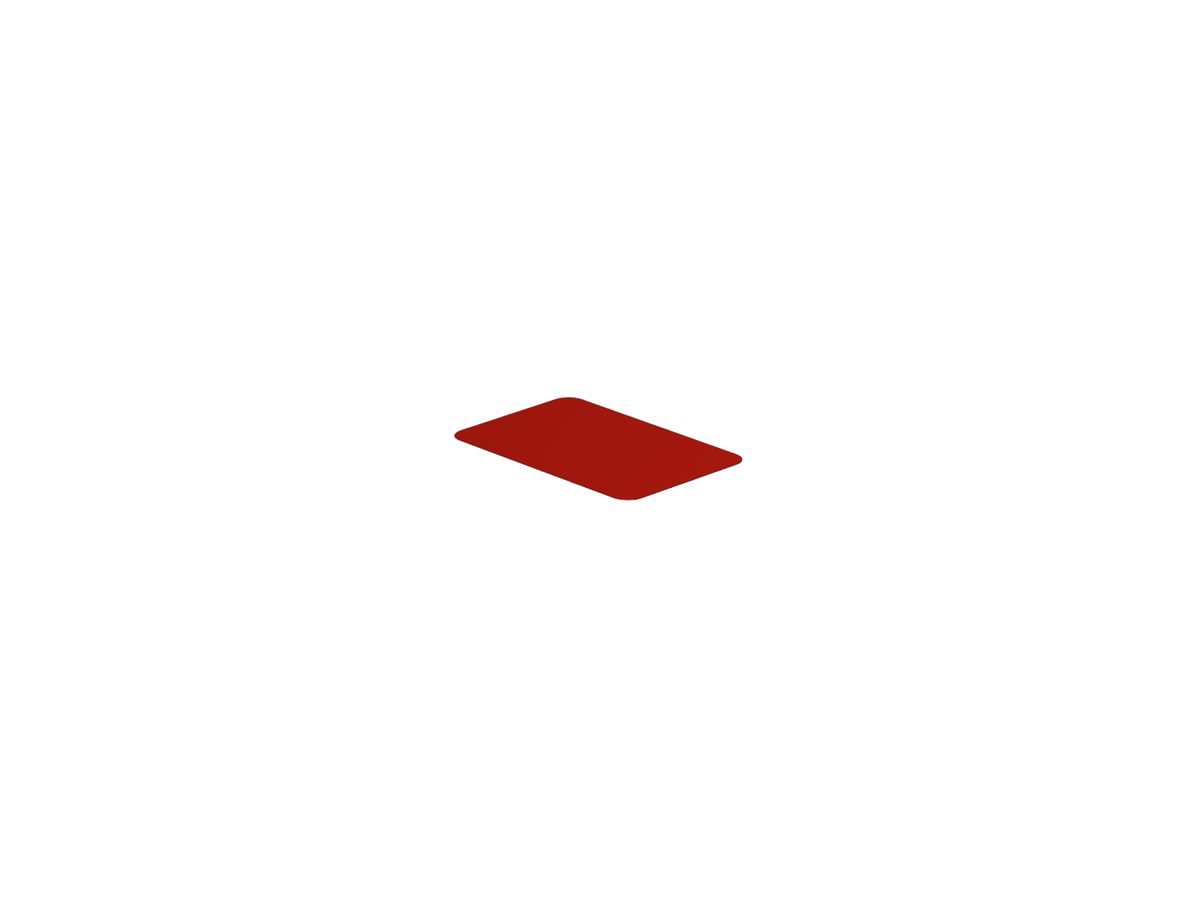 Gerätemarkierer Weidmüller MultiMark SM selbstklebend 18×27mm Polyester rot
