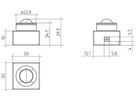 Licht-/Bewegungsmelder Tridonic MSensor G3 PIR 4DPI WDA weiss