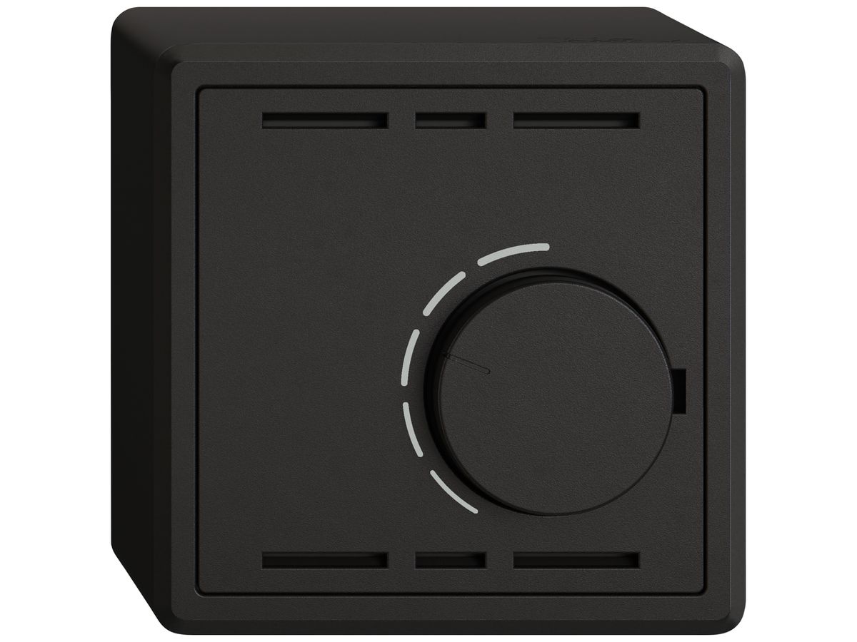 AP-Raumthermostat EDIZIO.liv SNAPFIX® ohne Schalter 24VAC/DC 50Hz sz