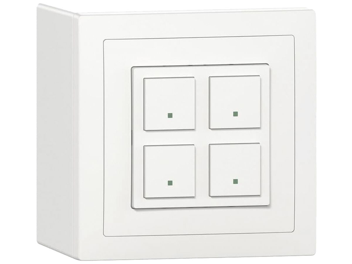 AP-Sensor/Schaltaktor 2/2×SIDUS free@home wireless, weiss
