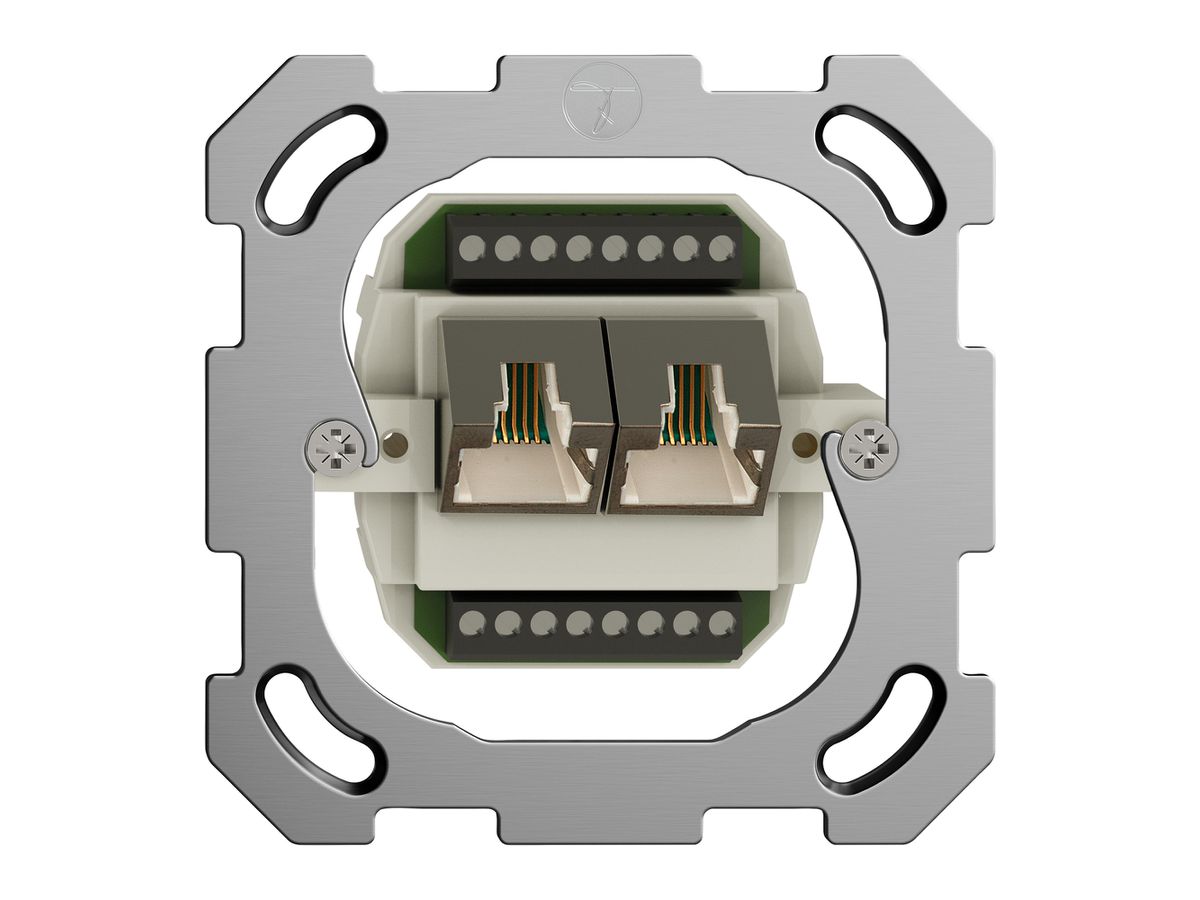UP-Dose 2×RJ45/s 8P getr. FH ITplus