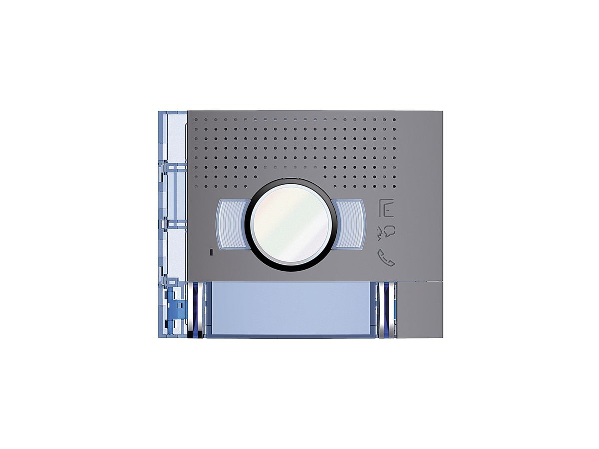 Frontblende für Tür-Lautsprecher/Kamera-Modul 60° Sfera 2 Ruftasten graphitgrau