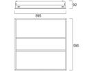 LED-Panelleuchte Sylvania Officelyte600HE 23.5W 3300lm 840 595×595 ws