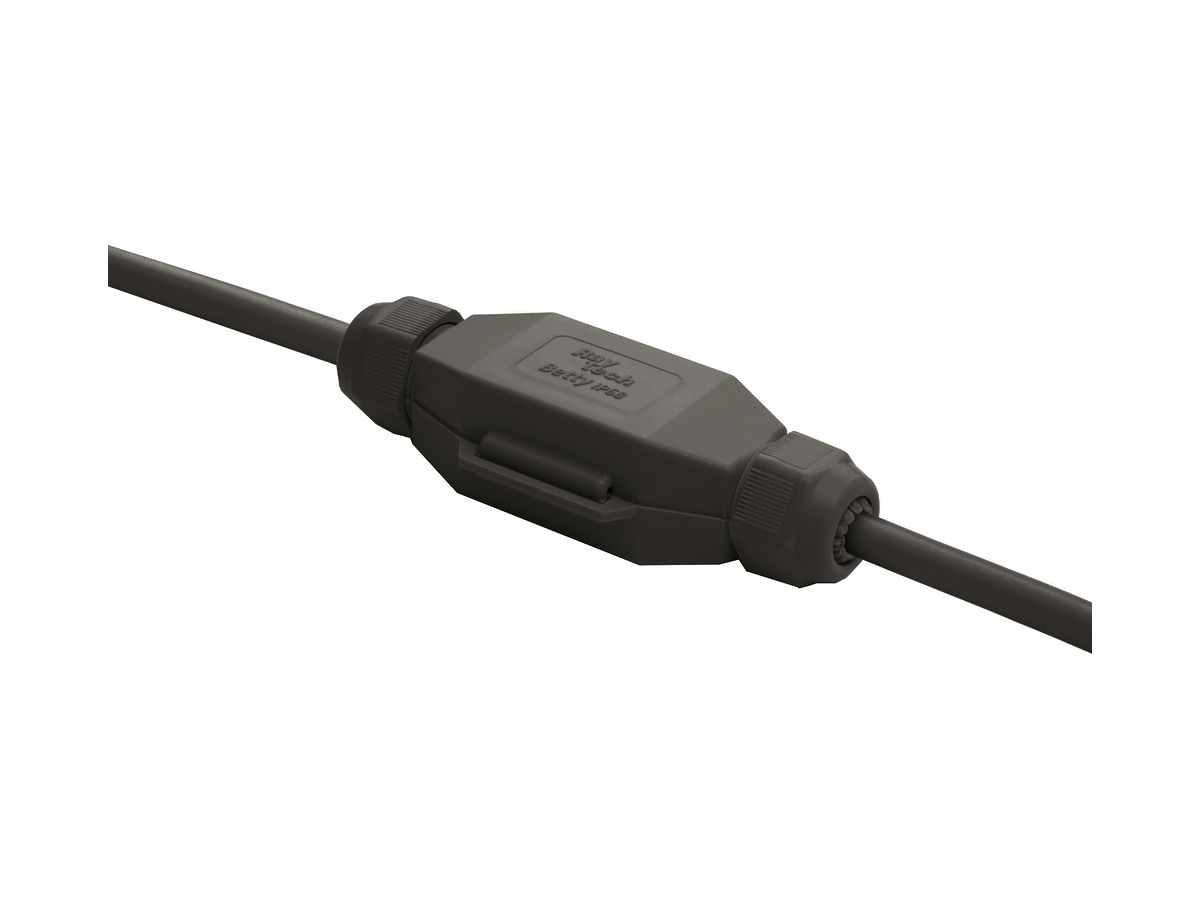 Verbindungsmuffe Raytech BETTY/4-N, mit Gel, Kabel Ø 10…16mm, IP68 schwarz