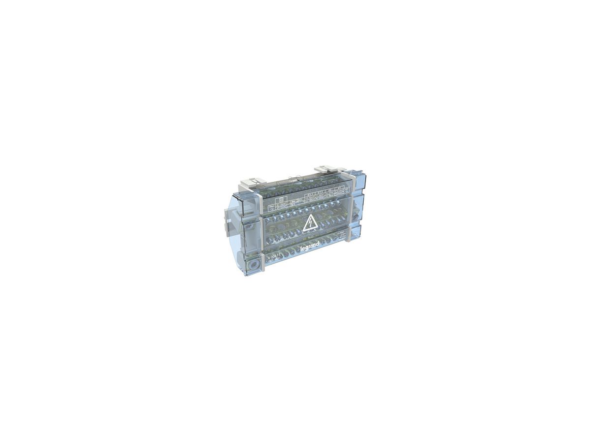 Klemmenblock Legrand, 4-polig, 160A, 14 Klemmstellen