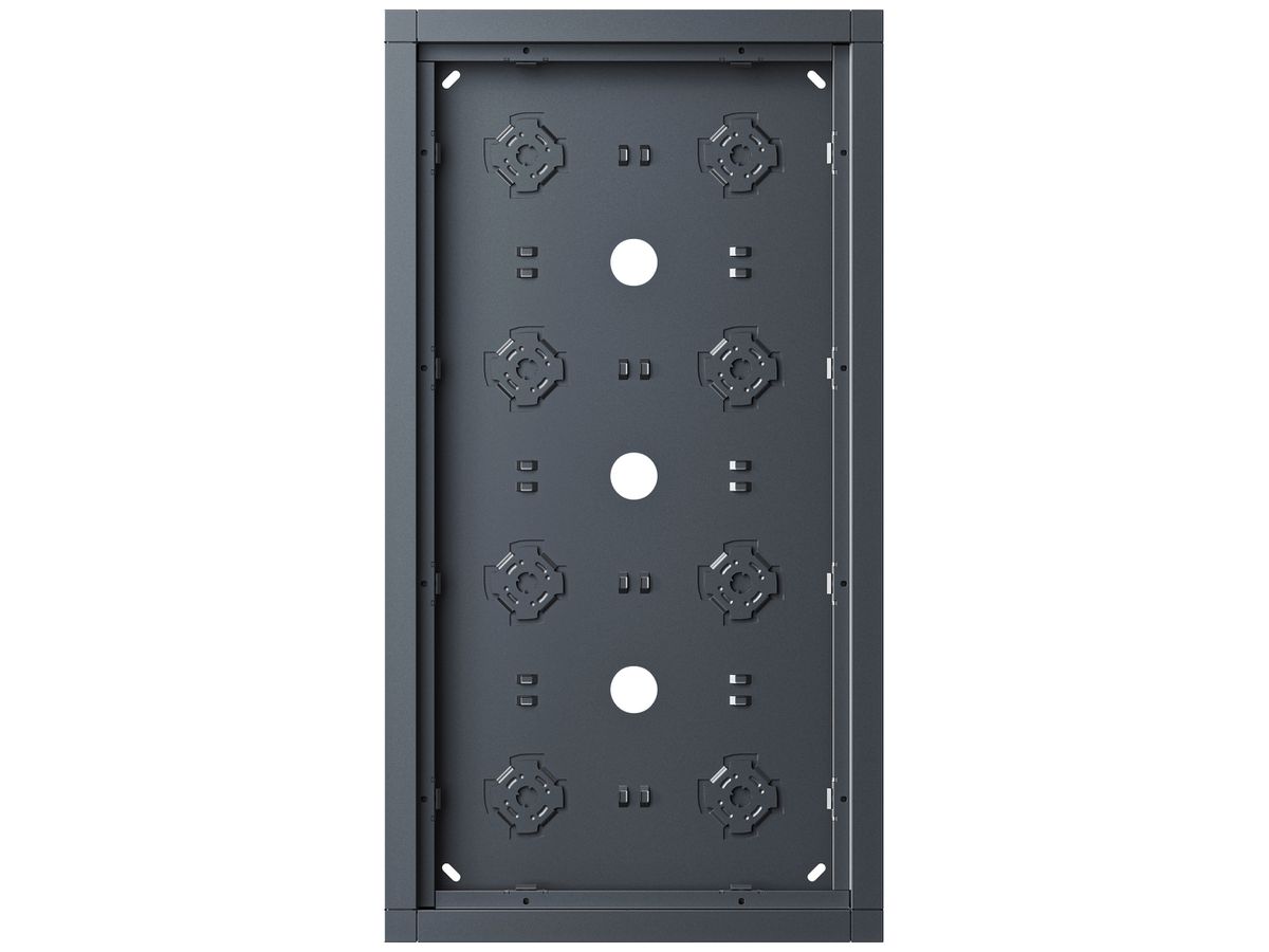 AP-Gehäuse Siedle 8× 232×432×36.5mm anthrazit