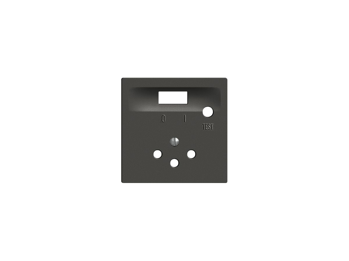 Frontplatte FI T12 EDIZIOdue schwarz