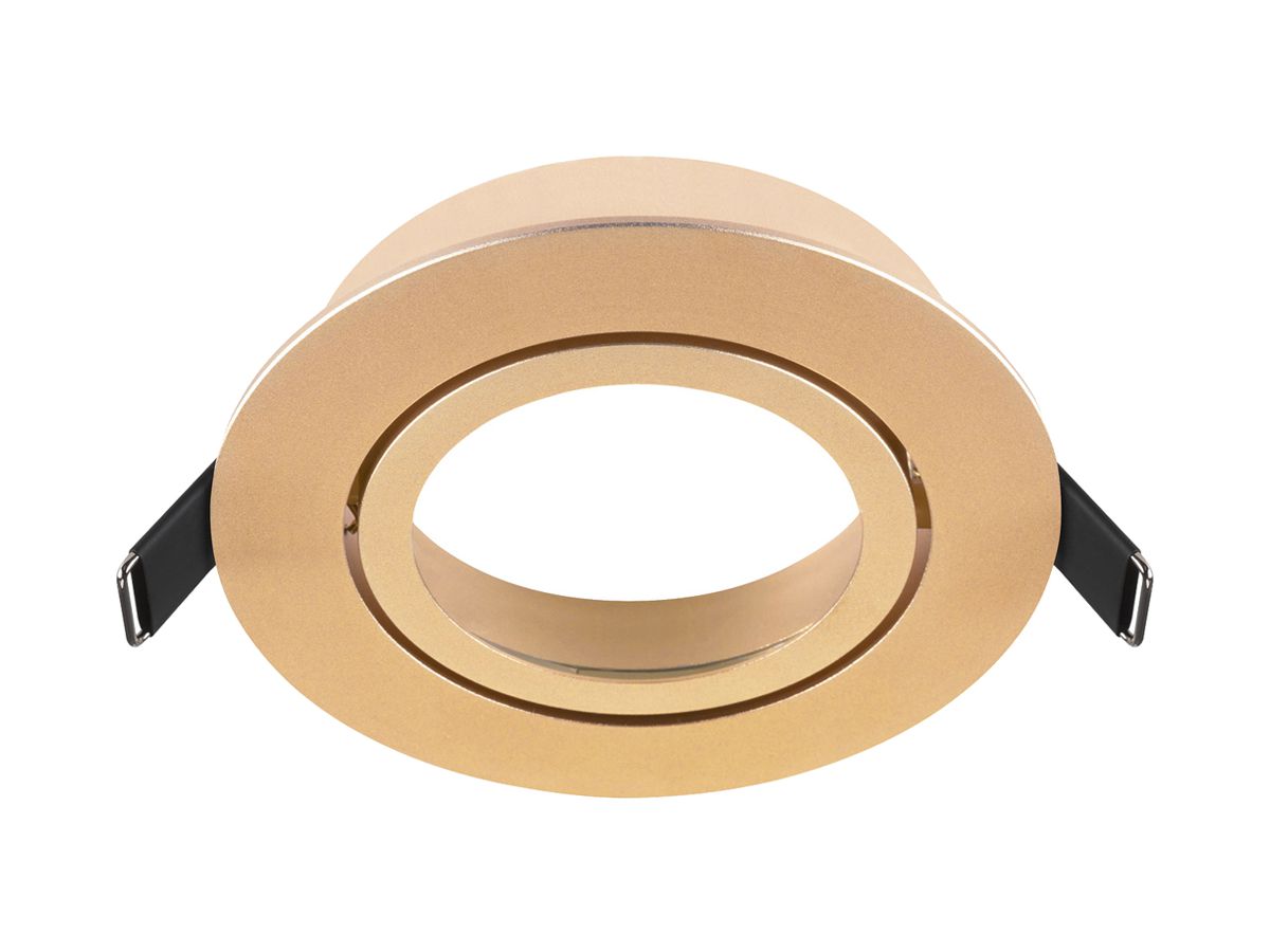 Einbaurahmen SLV NEW TRIA 95 Aluminium Ø110×26mm Messing