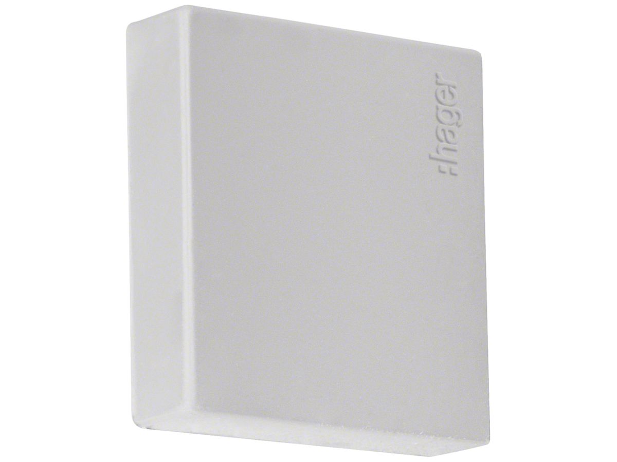 Endstück Hager tehalit.LF 25×25mm grau IP30