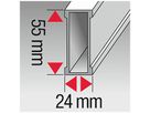 Wasserwaage BMI ALUSTAR 694 2×Libellen 1000×24mm