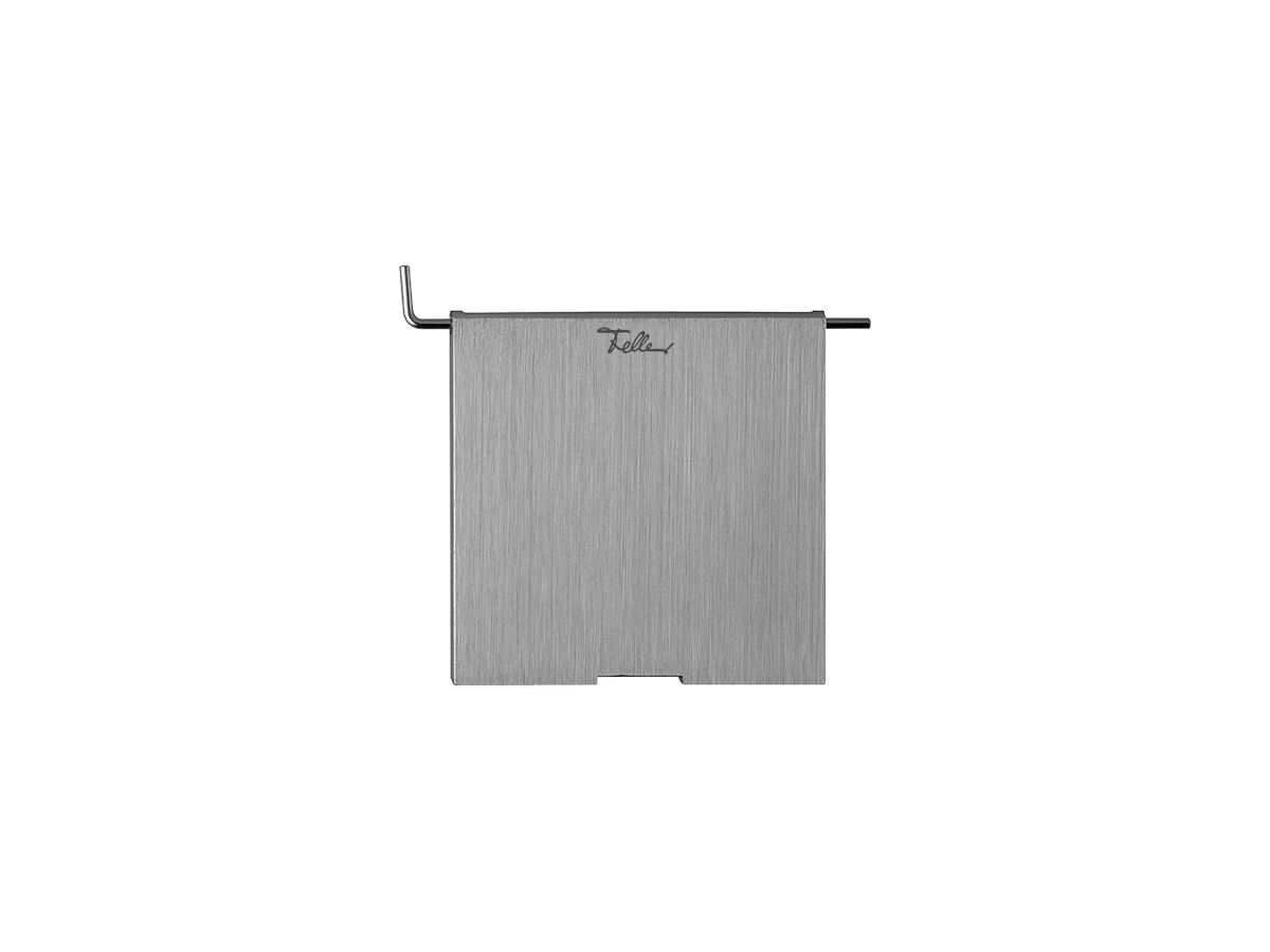 Klappdeckel Gr.III für PMK 120×120mm Messing vernickelt