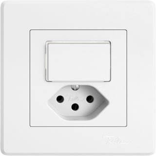 Kleinkombinationen Druckschalter + Steckdose Typ 13